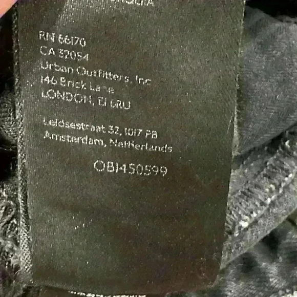 WE THE FREE People Black Button Fly Cut Off Distressed Denim Shorts Size 27 EUC - Picture 5 of 12